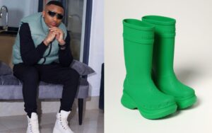 'Uko sure izi sio Gumboots?' Fans react to Otile Brown's Kshs80,000 worth Balenciaga shoes
