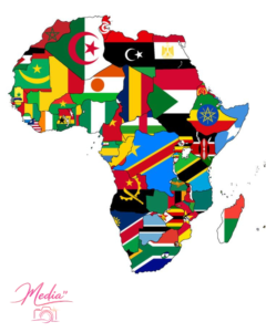 African flags on Richest african countries