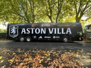 aston villa team bus 