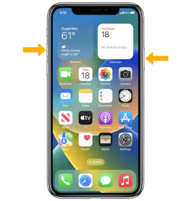 screenshot on iphone