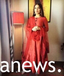 Bhumi Pednekar hot traditional anarkali