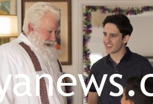 Eric Lloyd with the santa clause