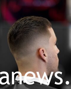 Short hair cut crew cut