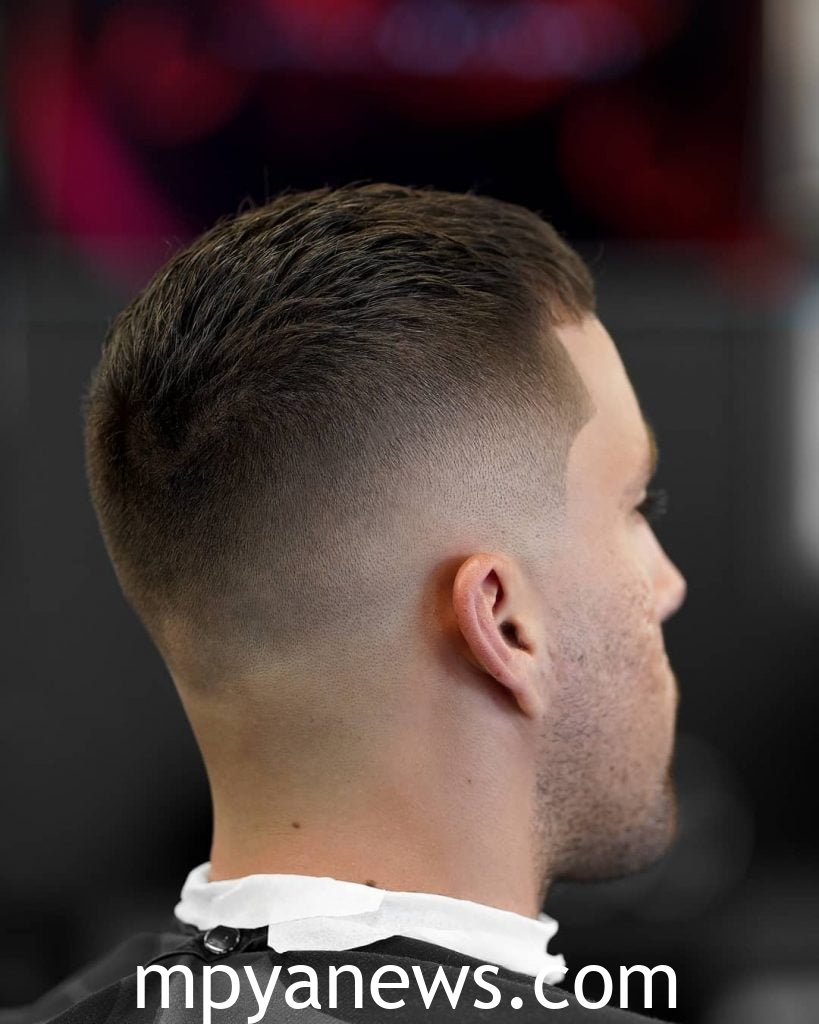 Short hair cut crew cut