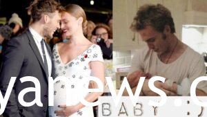 Laura Haddock welcoming their child