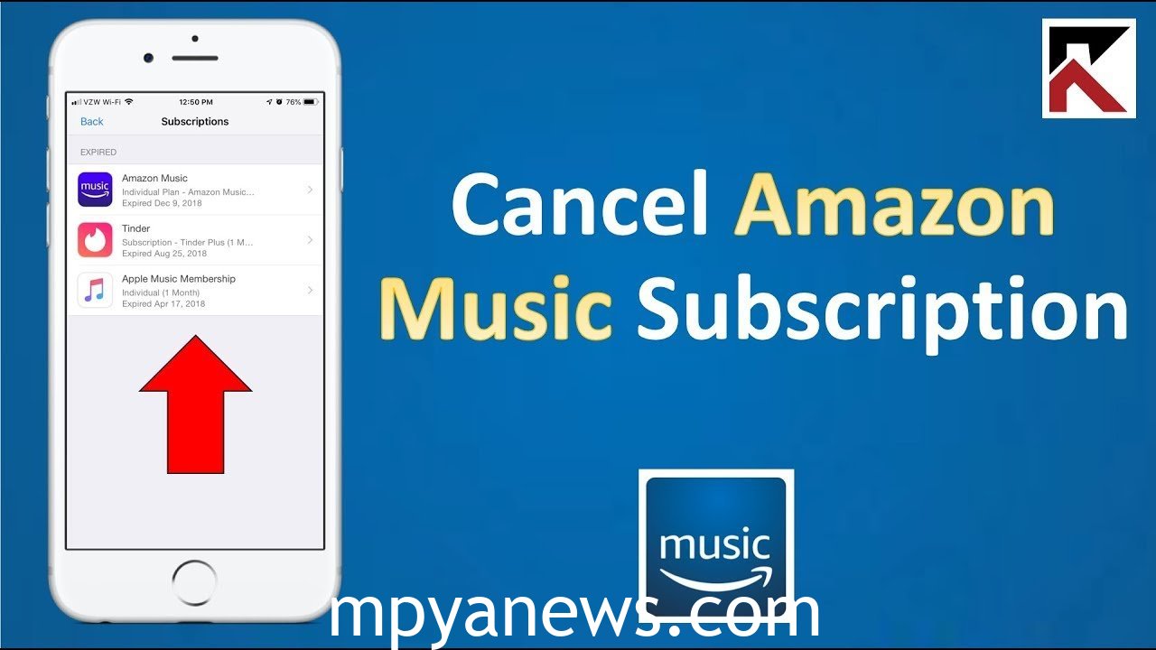 How to cancel amazon music