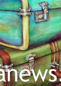 THE luggage painting