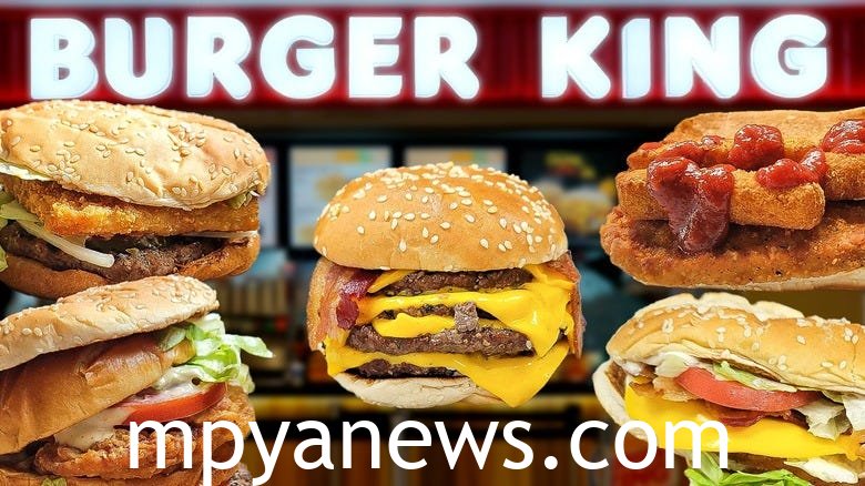 Burger King Menu for you