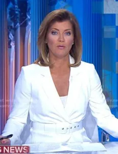 Norah O'Donnell in white