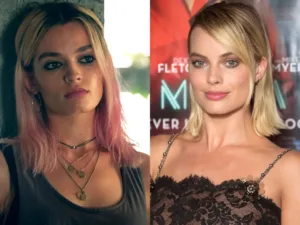 Margot Robbie look alike  a clopped photo