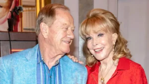 Barbara Eden and her third husband Jon Eicholtz