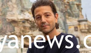 Diego Luna in black
