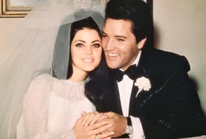 Priscilla Presley and elvis
