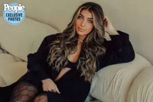 Gia Giudice in black