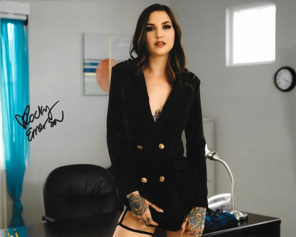 Rocky Emerson in a black blazer
