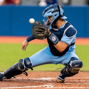 Reese McGuire playing baseball