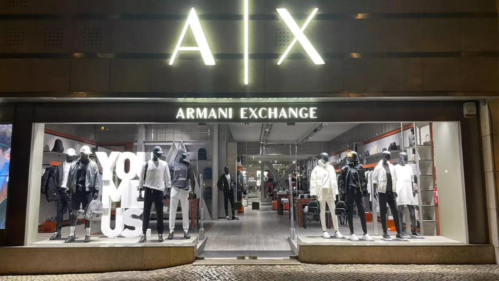 Armani Exchange fashion house