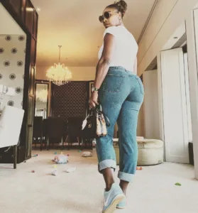 Serena Williams in denim 