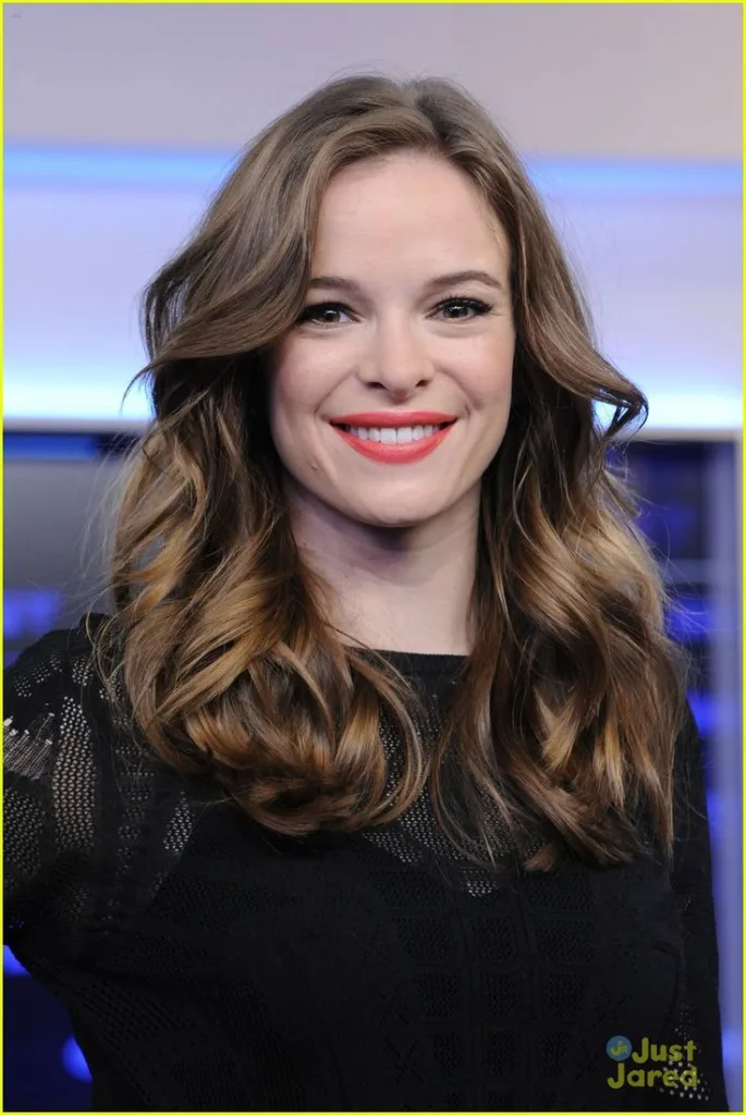 Danielle Panabaker in black