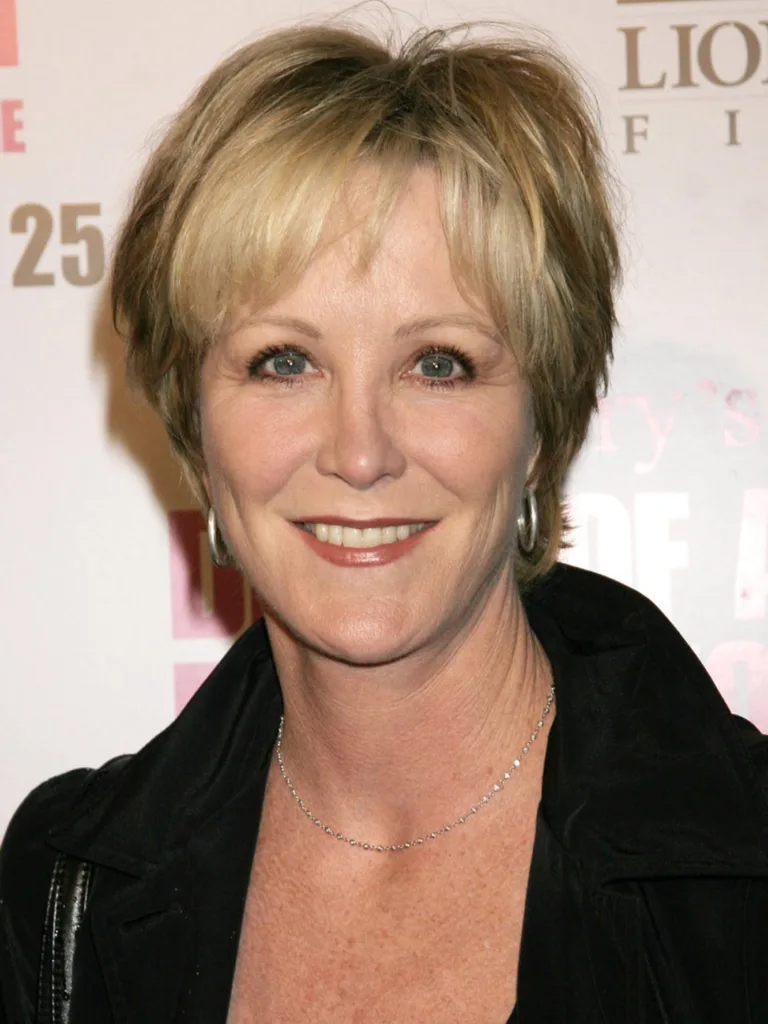 Joanna Kerns in black