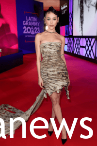 Danna Paola at the red carpet