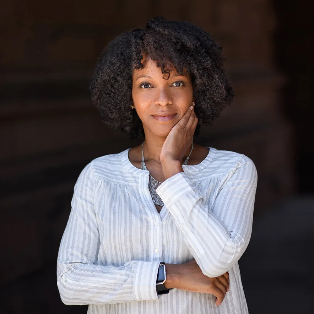 Imani Perry in white