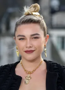 Florence Pugh in black