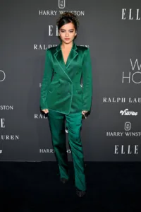 isabela merced in a power suit