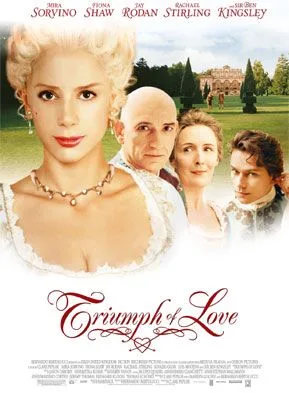 Fiona Shaw in the film of the Triumph of love