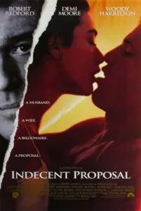 Demi Moore in the film of Idecent Proposal