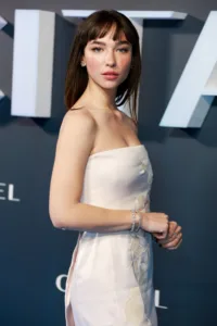 Matilda De Angelis in white