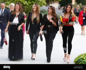  Antonella Roccuzzo in barcelona in Spain
