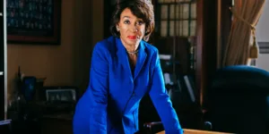 Maxine Waters in blue