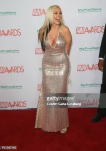 Alena Croft at the red carpet