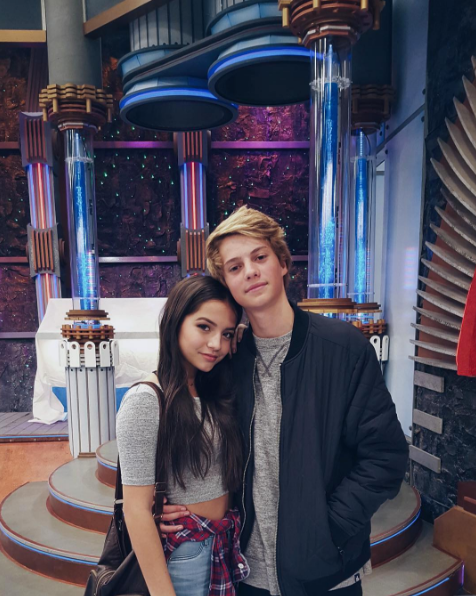Isabela Merced and Jace Norman