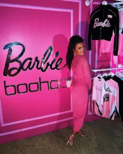 Joy Taylor in pink