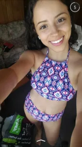 Kiana Madeira looking good in a bikini