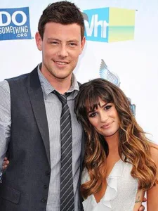 Lea Michele and Cory Monteith 