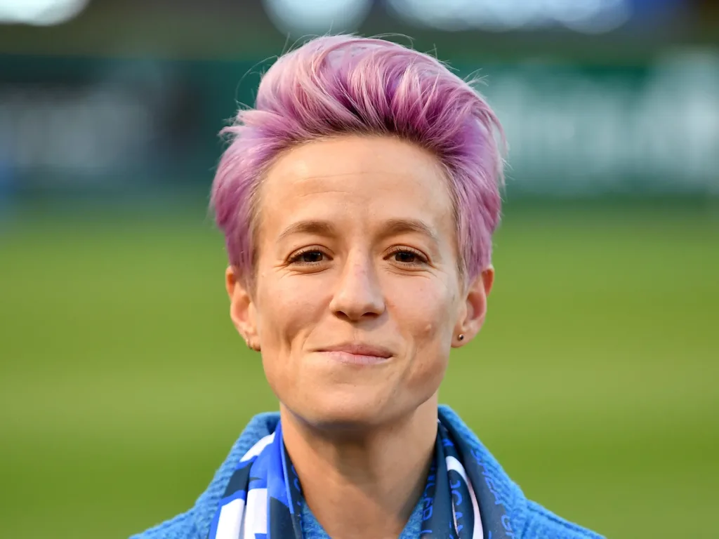 Megan Rapinoe: The Vibrant Pixie Cut