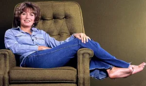 Penny Marshall in denim