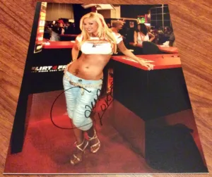 Carmen Luvana in a denim