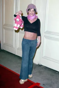 Rhea Durham in a denim