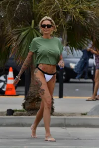 tina-louise-in-bikini-bottoms-at-a-beach-in-santa-monica