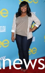Amber Riley in casual look