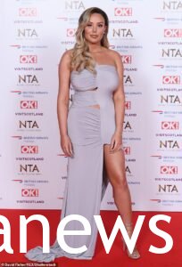 Charlotte Crosby at the red carpet