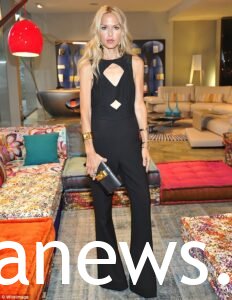 Rachel Zoe in a jumpsuit
