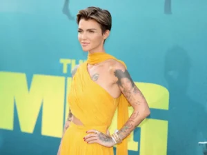 Ruby Rose in yellow