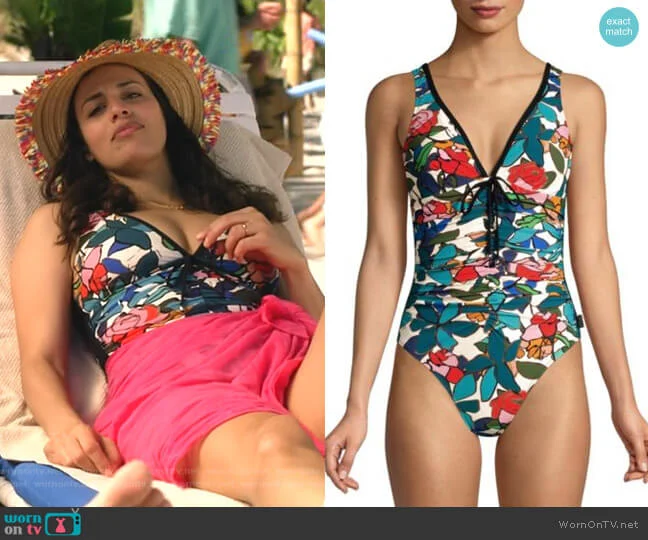 Athena Karkanis in a swimsuit