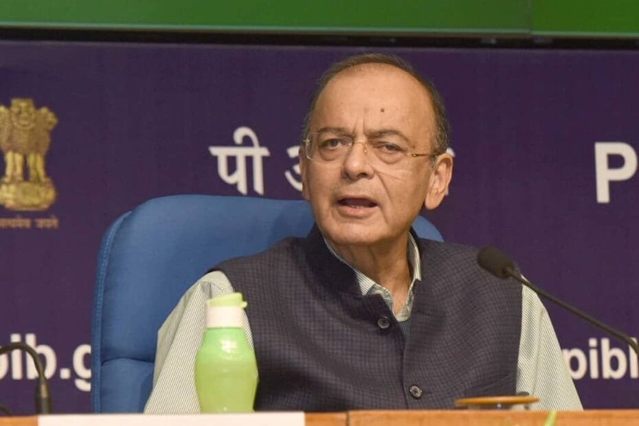 Arun Jaitley adressing