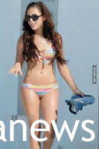 Danna Paola looking nice in a bikini